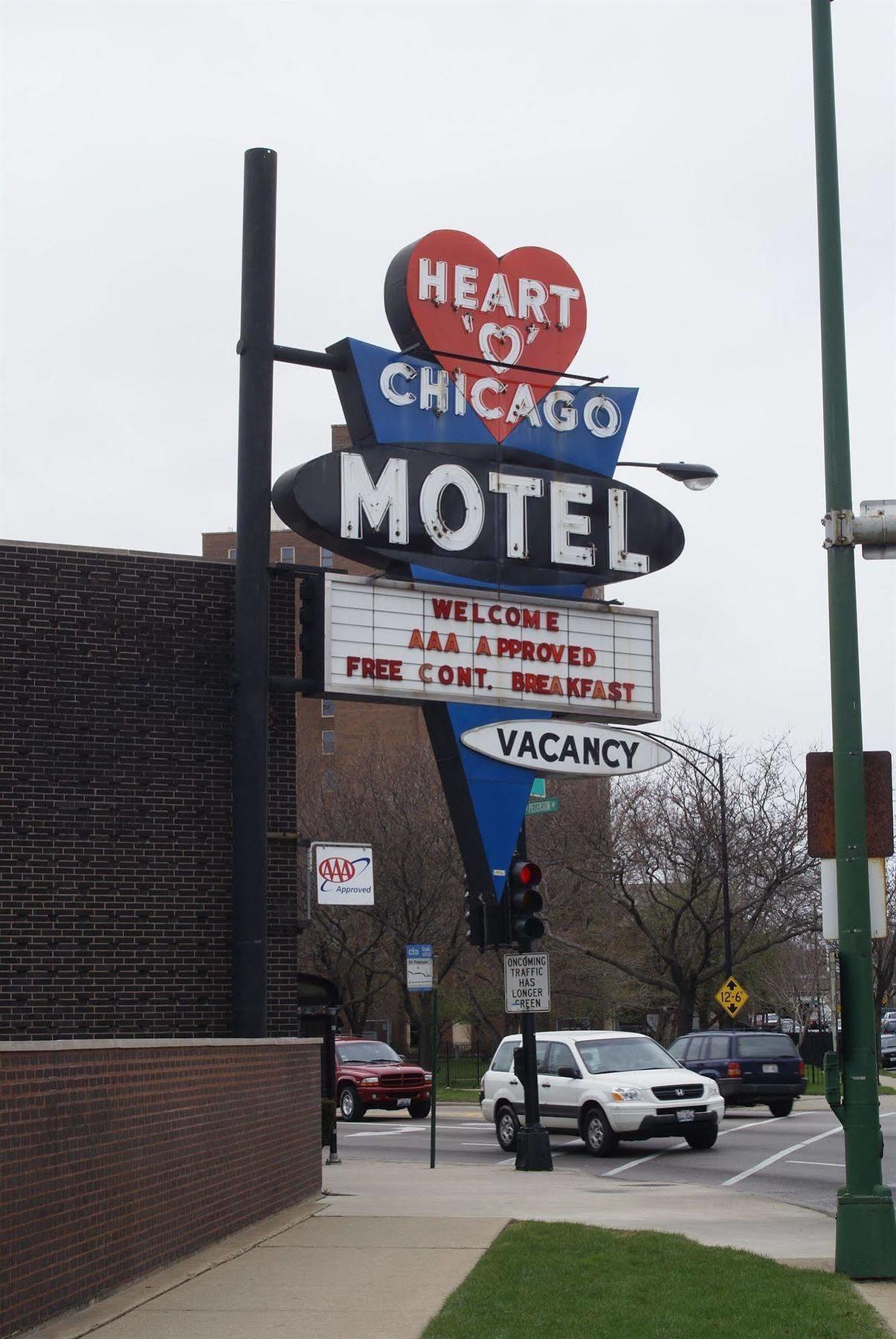 Heart O' Chicago Motel Eksteriør bilde