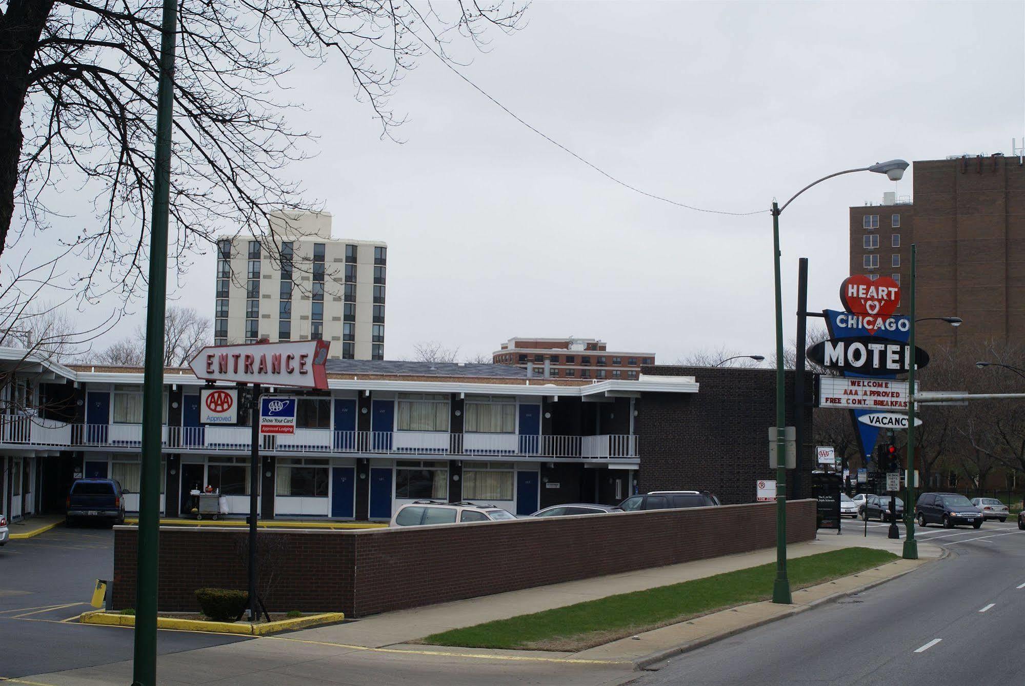 Heart O' Chicago Motel Eksteriør bilde